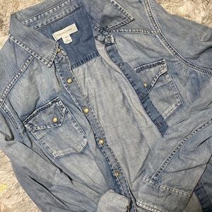 Jean Button Down